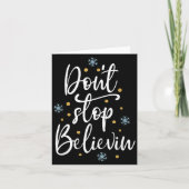 Outstading For Melanin Don't Stop Believing - Men' カード (正面)