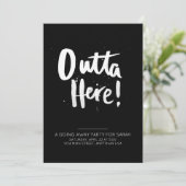 Outtaのここに行く遠くににパーティの招待状 招待状 (スタンド正面)