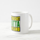 Outtaまっすぐなオークランドの緑 コーヒーマグカップ (正面右)