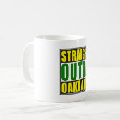 Outtaまっすぐなオークランドの緑 コーヒーマグカップ (正面左)