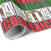 Outtaまっすぐなメキシコの旗 ラッピングペーパー (ロールコーナー)