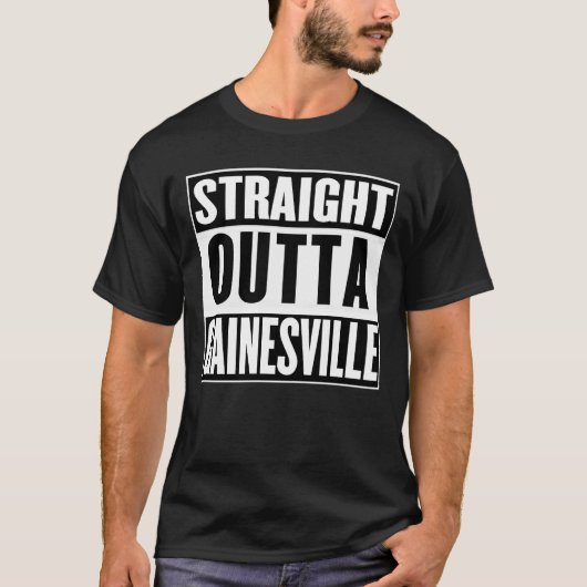 OuttaまっすぐなGainesvilleのTシャツ Tシャツ (正面)