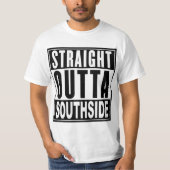 OuttaまっすぐなSouthsideのTシャツ Tシャツ (正面)