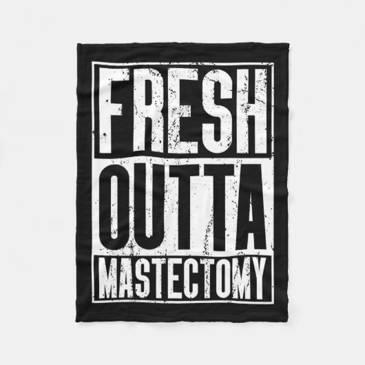 Outta手術 – 乳がん認識度乳房切除術 フリースブランケット (正面)