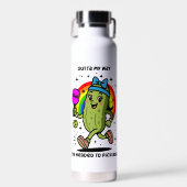 Outta My Way - I'm Headed to Pickleball ウォーターボトル (正面)