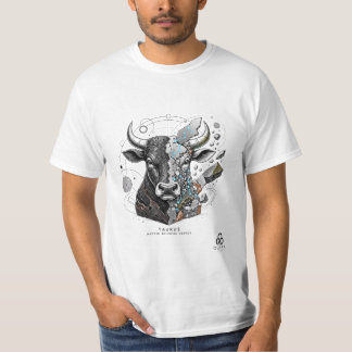 OUTTA SPACE — コズミック・ブル — フラクチャード・ユニバース Tシャツ