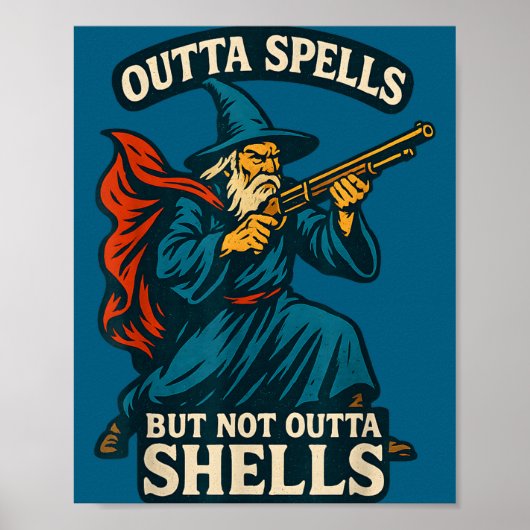 Outta Spells But Not Outta Shells ビンテージ  ポスター (正面)