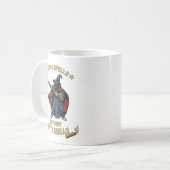 Outta Spells But Not Outta Shells Fantasy Meme Vin コーヒーマグカップ (正面左)