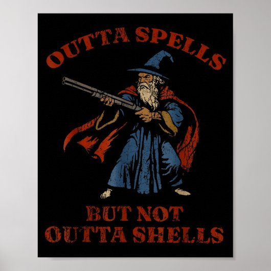 Outta Spells But Not Outta Shells Vintage  ポスター (正面)