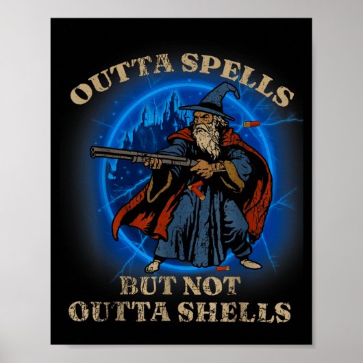 Outta Spells But Not Outta Shells Vintage  ポスター (正面)