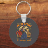 Outta Spells But Not Outta Shells Wizard Fantasy M キーホルダー (正面)