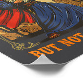 Outta Spells But Not Outta Shells Wizard Fantasy M ポスター (角)