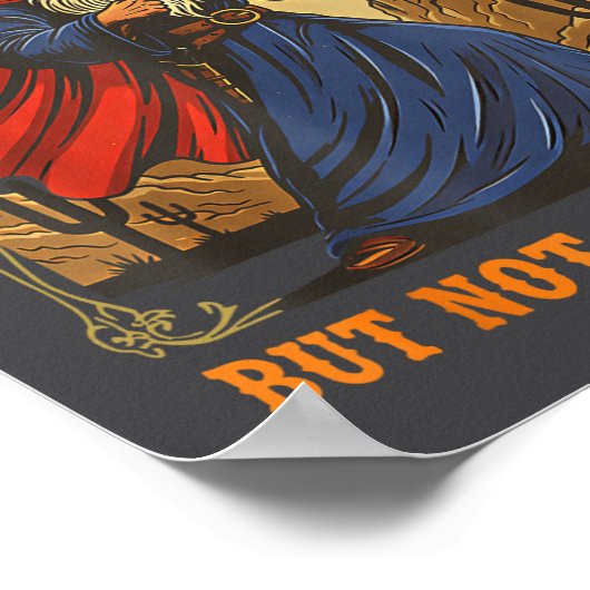 Outta Spells But Not Outta Shells Wizard Fantasy M ポスター (角)