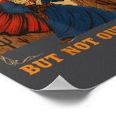 Outta Spells But Not Outta Shells Wizard Fantasy M ポスター (角)