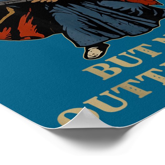 Outta Spells But Not Outta Shells Wizard Fantasy M ポスター (角)