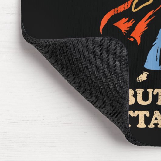 Outta Spells But Not Outta Shells Wizard Fantasy M マウスパッド (コーナー)