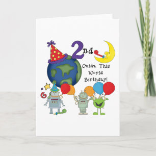 Outta This World 2nd誕生日Tシャツ カード