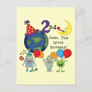Outta This World 2nd誕生日Tシャツ ポストカード