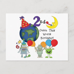 Outta This World 2nd誕生日Tシャツ ポストカード