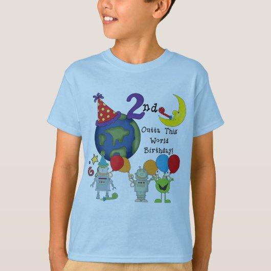 Outta This World 2nd誕生日Tシャツ Tシャツ (正面)