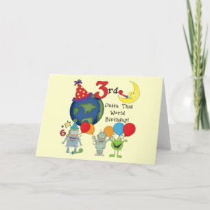 Outta This World 3rd誕生日Tシャツとギフト カード