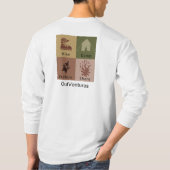 OutVentures長いSleveのロゴのワイシャツ Tシャツ (裏面)