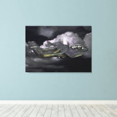 OV-10ブロンコ キャンバスプリント (インサイチュ (ウッドフロア))