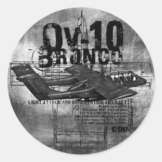 OV-10ブロンコ ラウンドシール (正面)
