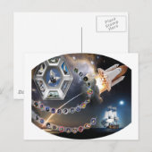 OV 105 エンデバー ポストカード (正面/裏面)