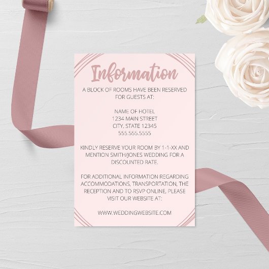 Ovalのエンク結婚ロージャカードの赤面 エンクロージャーカード