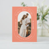 Oval写真モダン日付の保存 セーブザデート (スタンド正面)