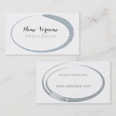 oval 名刺 (正面/裏面)