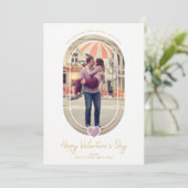 Oval Effect Purple Heart Happy Valentine's Day セーブザデート (スタンド正面)