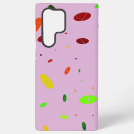 Oval Fun on Pink Samsung Galaxy S22 Ultraケース