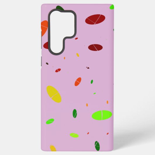 Oval Fun on Pink Samsung Galaxyケース (裏面)