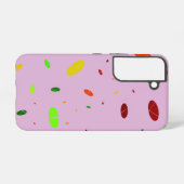 Oval Fun on Pink Samsung Galaxyケース (裏面横)