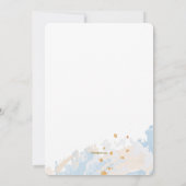 Oval Pastel Frame  招待状 (裏面)