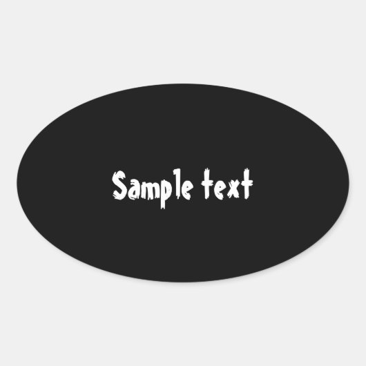 OVAL Shades - EDIT Color Shade ADD文字・イメージ 楕円形シール (正面)