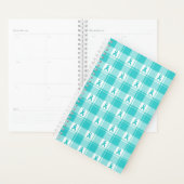 Ovarian Cancer Awareness Plaid Planner, Teal プランナー手帳 (ディスプレー)