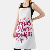 Ovaries Before Brovaries私の体My Choice Womb エプロン (インサイチュ)