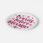 Ovaries Before Brovaries私の体My Choice Womb ペーパープレート (アングル)