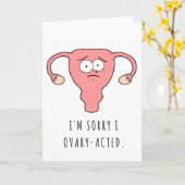 Ovary-actedカード(内空白の) カード (黄色い花)