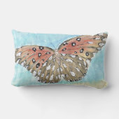 OVEバタフライブルースカイインスピレーション枕 ランバークッション (裏面)