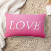 OVEピンク、花インスピレーション枕 ランバークッション (ブランケット)