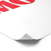 ove You More Poster | Cute Valentine Love  ポスター (角)