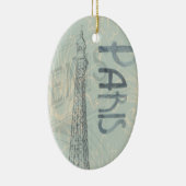 Ovelのヴィンテージのエッフェル塔のオーナメント セラミックオーナメント (右)