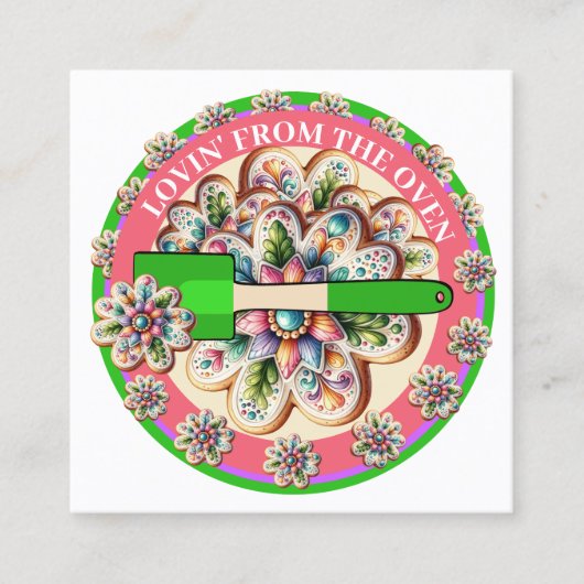 OvenプロファイルカードバージョンからLovin' スクエア名刺 (正面)