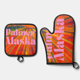 Oven Mit and Pot Holder Set 鍋つかみ&鍋敷きセット