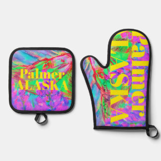 Oven Mitt and Pot Holder 鍋つかみ&鍋敷きセット