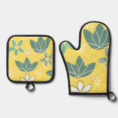 Oven Mitt and Pot Holder set 鍋つかみ&鍋敷きセット (正面)
